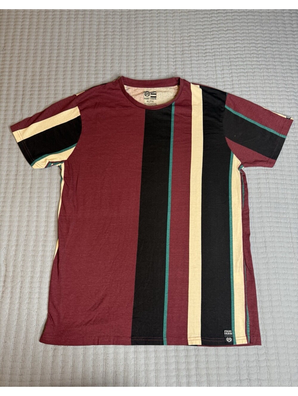 Phat Farm Striped Tee Vintage Y2K Size XL